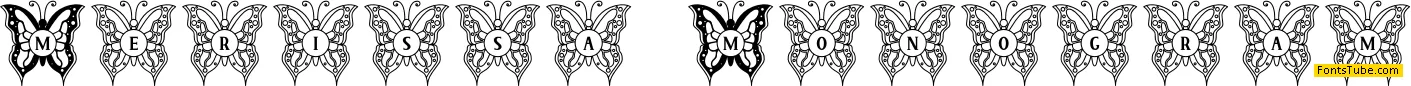 Merissa Monogram Font