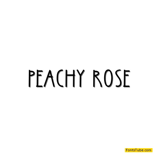 Peachy Rose