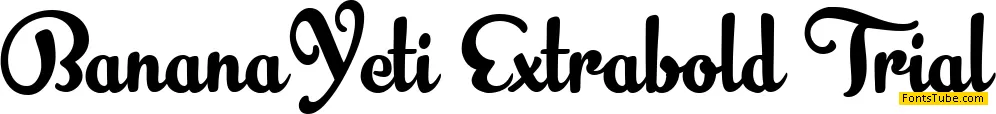 Banana Yeti Font