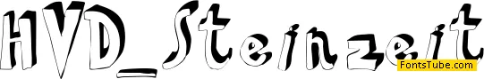HVD Steinzeit Font