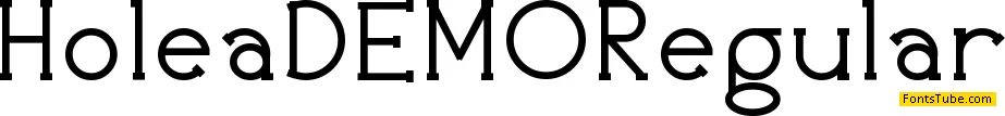 Holea DEMO Font Family