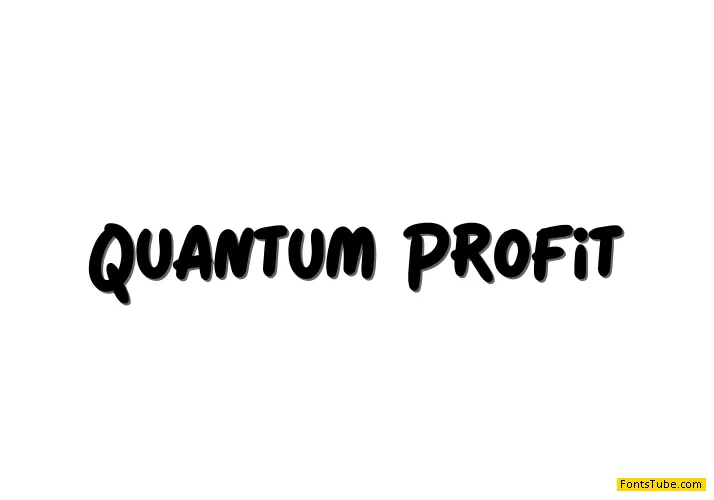 Quantum Profit Font
