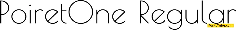 Poiret One Font
