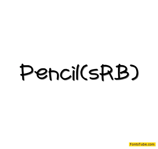 Pencil (sRB) Font