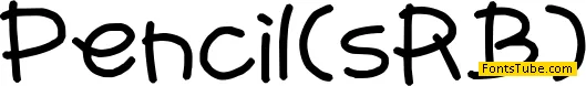Pencil (sRB) Font