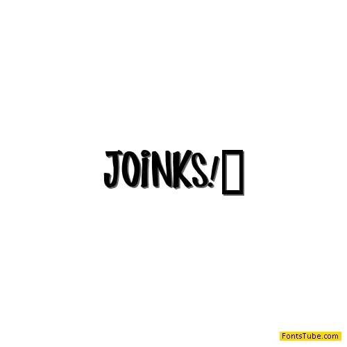 Joinks! Font