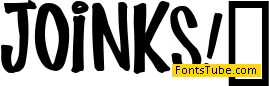 Joinks! Font