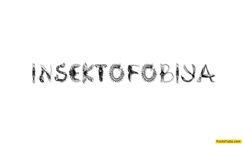 Insektofobiya Font