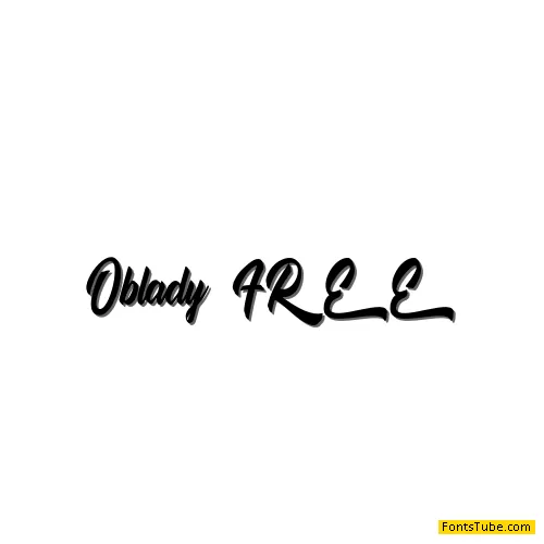 Oblady FREE Font