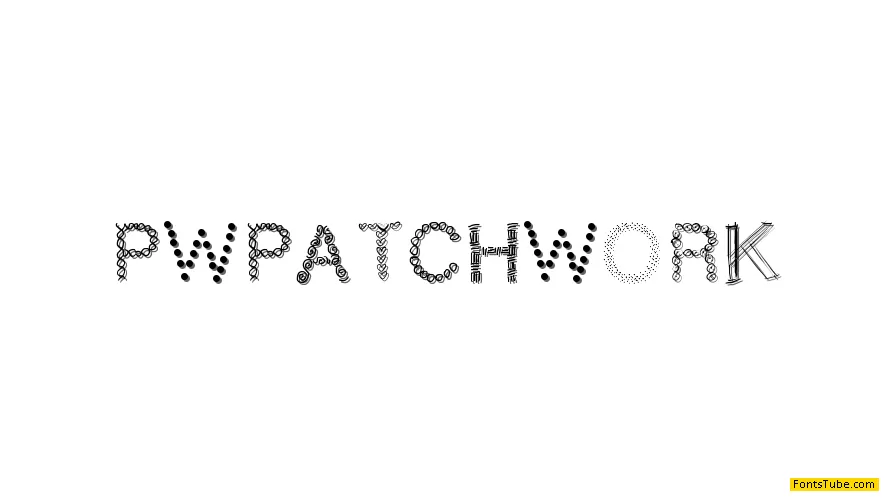 PWPatchwork Font
