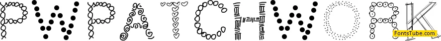 PWPatchwork Font