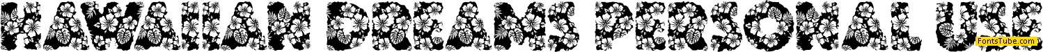 HAWAIIAN DREAMS PERSONAL USE Font