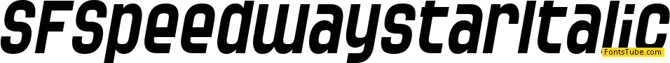 SF Speedwaystar Font Family