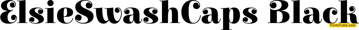 Elsie Swash Caps Font Family