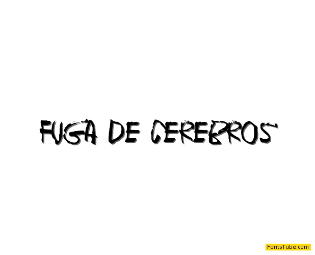Fuga de cerebros Font