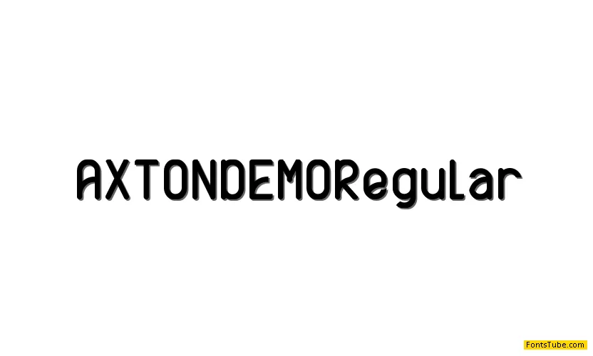 AXTON DEMO Font Family