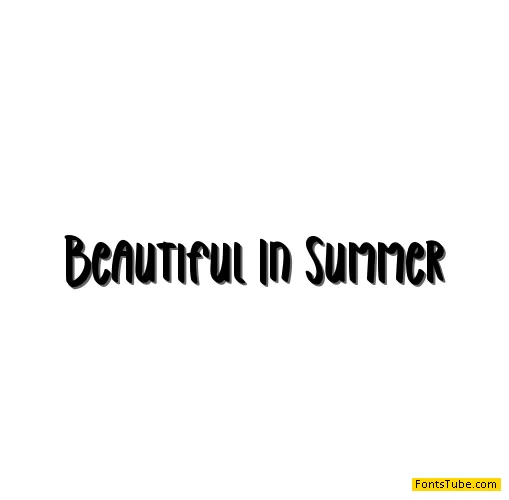 Beautiful In Summer