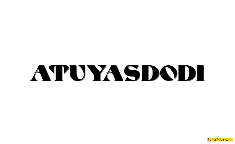 ATUYASDODI Font