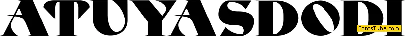 ATUYASDODI Font