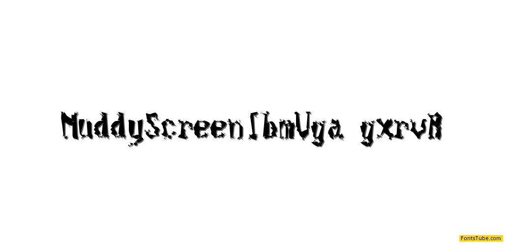 Muddy Screen IBM VGA