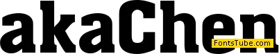 akaChen Font