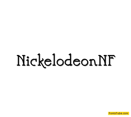Nickelodeon NF Font