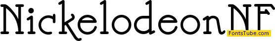 Nickelodeon NF Font