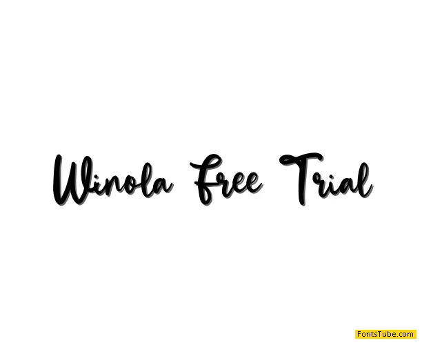 Winola Free Trial Font