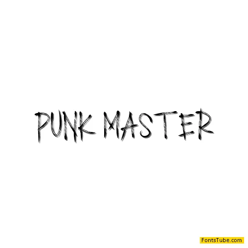 PUNK MASTER Font