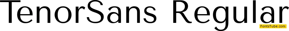 Tenor Sans Font