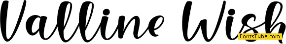 Valline Wish Font