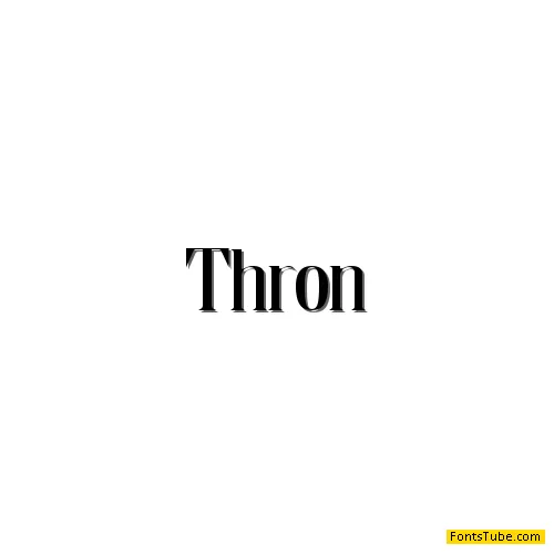 Thron Font