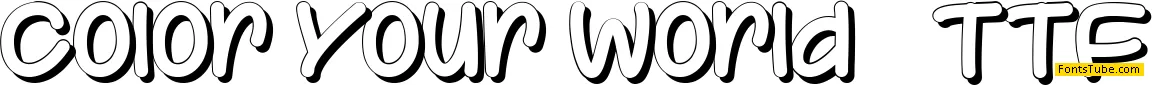 Color Your World Font