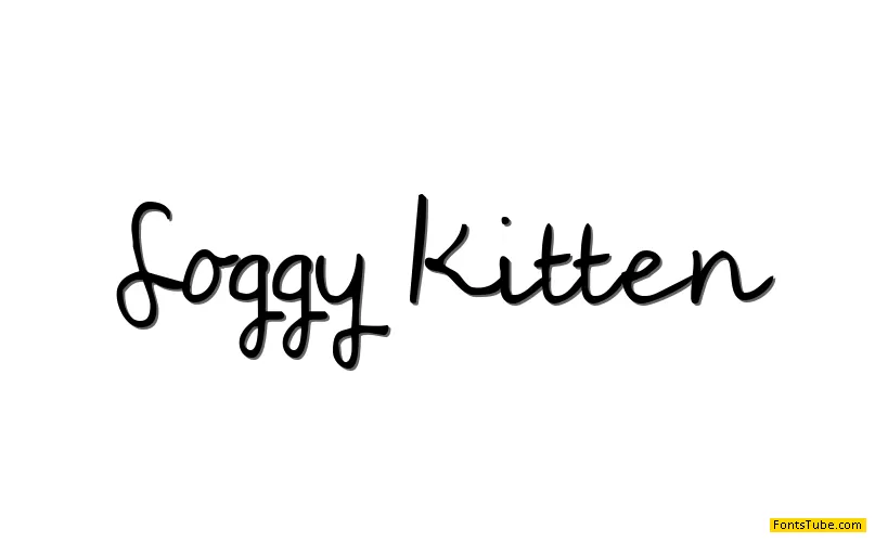 Soggy Kitten Font
