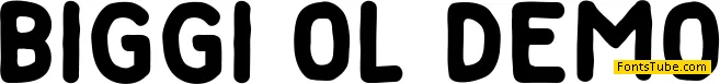 Biggi Ol demo Font