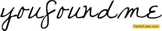 you found me Font