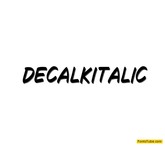 Decalk Font Family