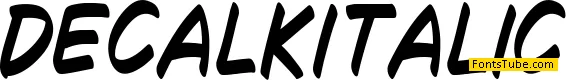 Decalk Font Family