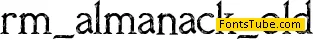 RM Almanack old Font