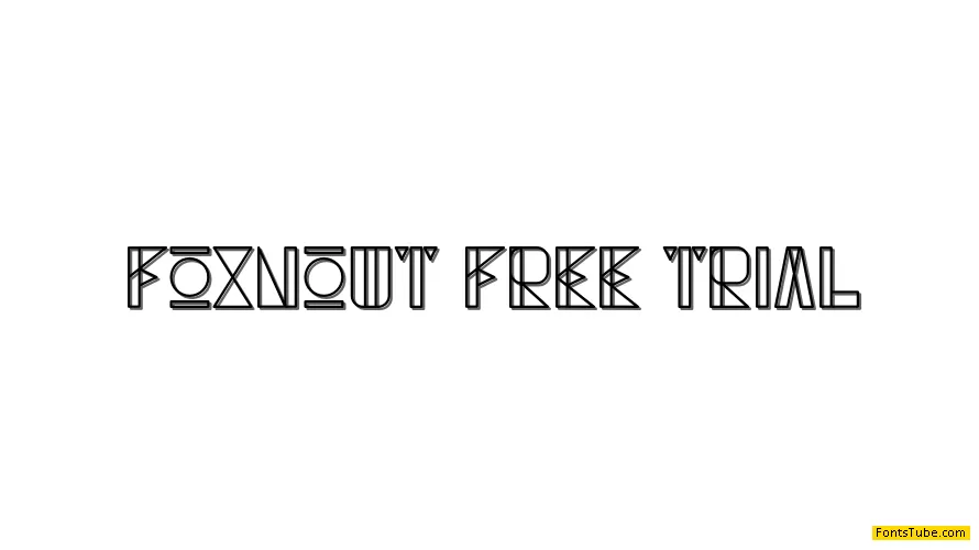 FOXNOUT FREE TRIAL Font