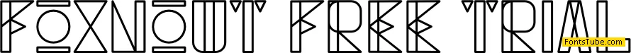 FOXNOUT FREE TRIAL Font
