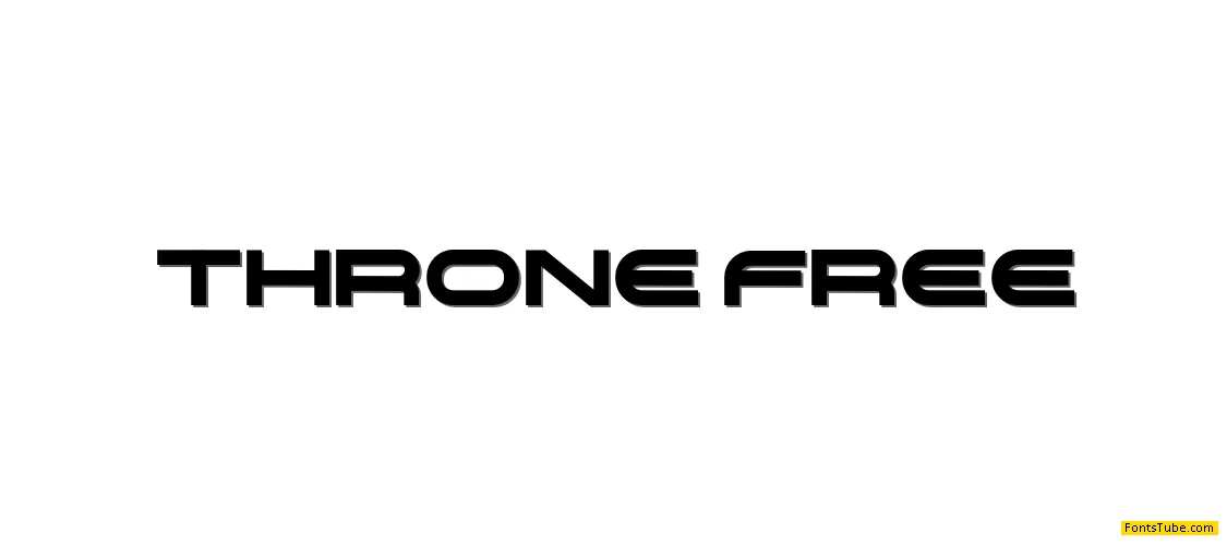 THRONE FREE Font