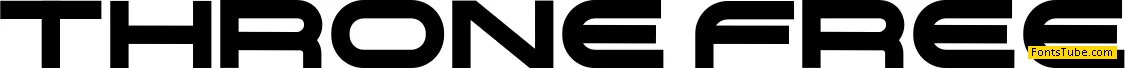 THRONE FREE Font