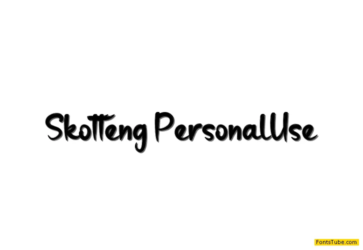 Skotteng Font