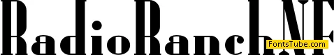 Radio Ranch NF Font