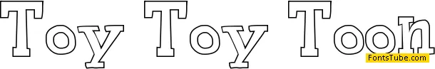 Toy Toy Toon Font