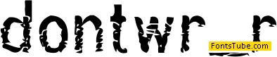 Dont Walk Run Font
