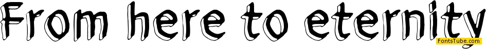 From here to Font Family