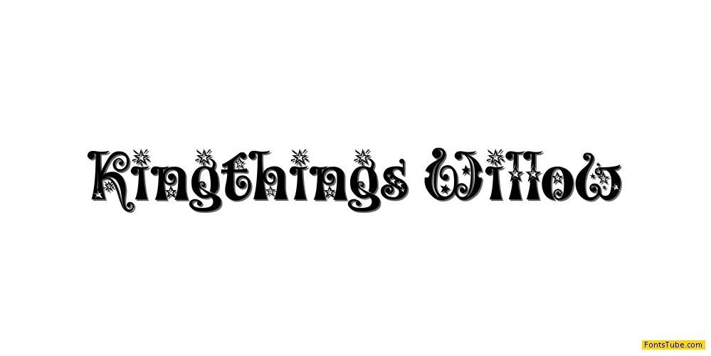 Kingthings Willow Font