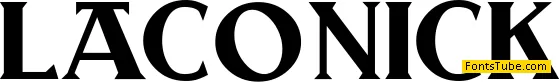 Laconick-NormalA Font